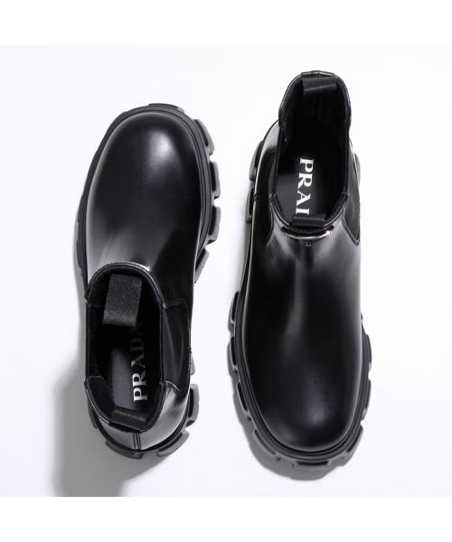 PRADA サイドゴアブーツ モノリス 1T256N B4L レザー(505829420 PRADA サイドゴアブーツ モノリス 1T256N B4L レザー(505829420