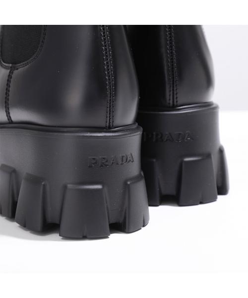 PRADA サイドゴアブーツ モノリス 1T256N B4L レザー(505829420 PRADA サイドゴアブーツ モノリス 1T256N B4L レザー(505829420