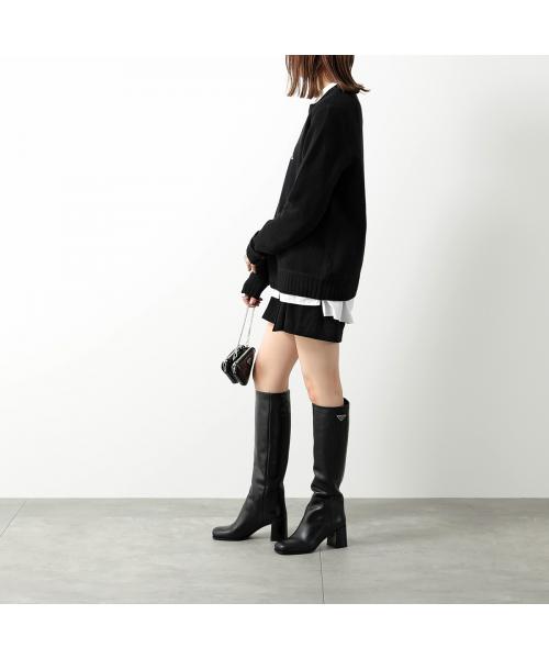 プラダ PRADA PRADA ロングブーツ 1W233N 070 トライアングル