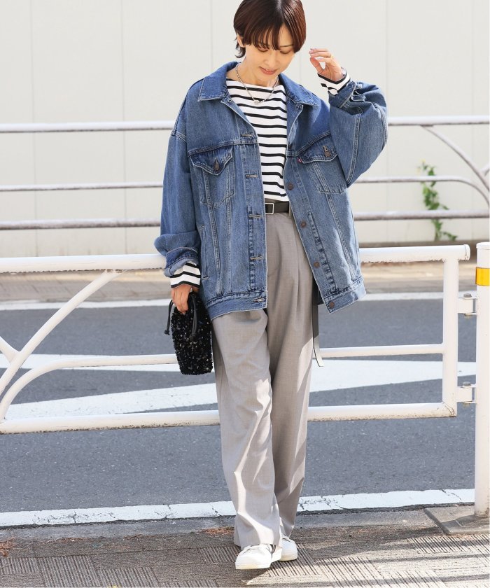 追加》【LEVI'S/リーバイス】XL WOMENS TRUCKER：デニムジャケット 