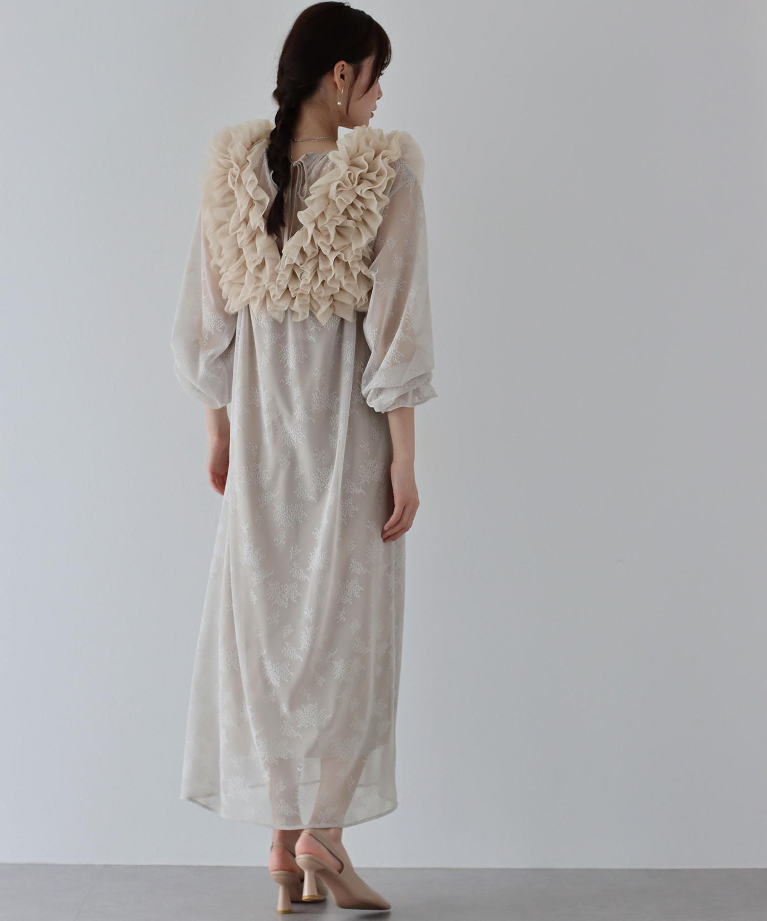 J by blue ジャガードワンピース　お呼ばれドレス セール 62%OFF】ジェーバイブルー J by blue 《結婚式