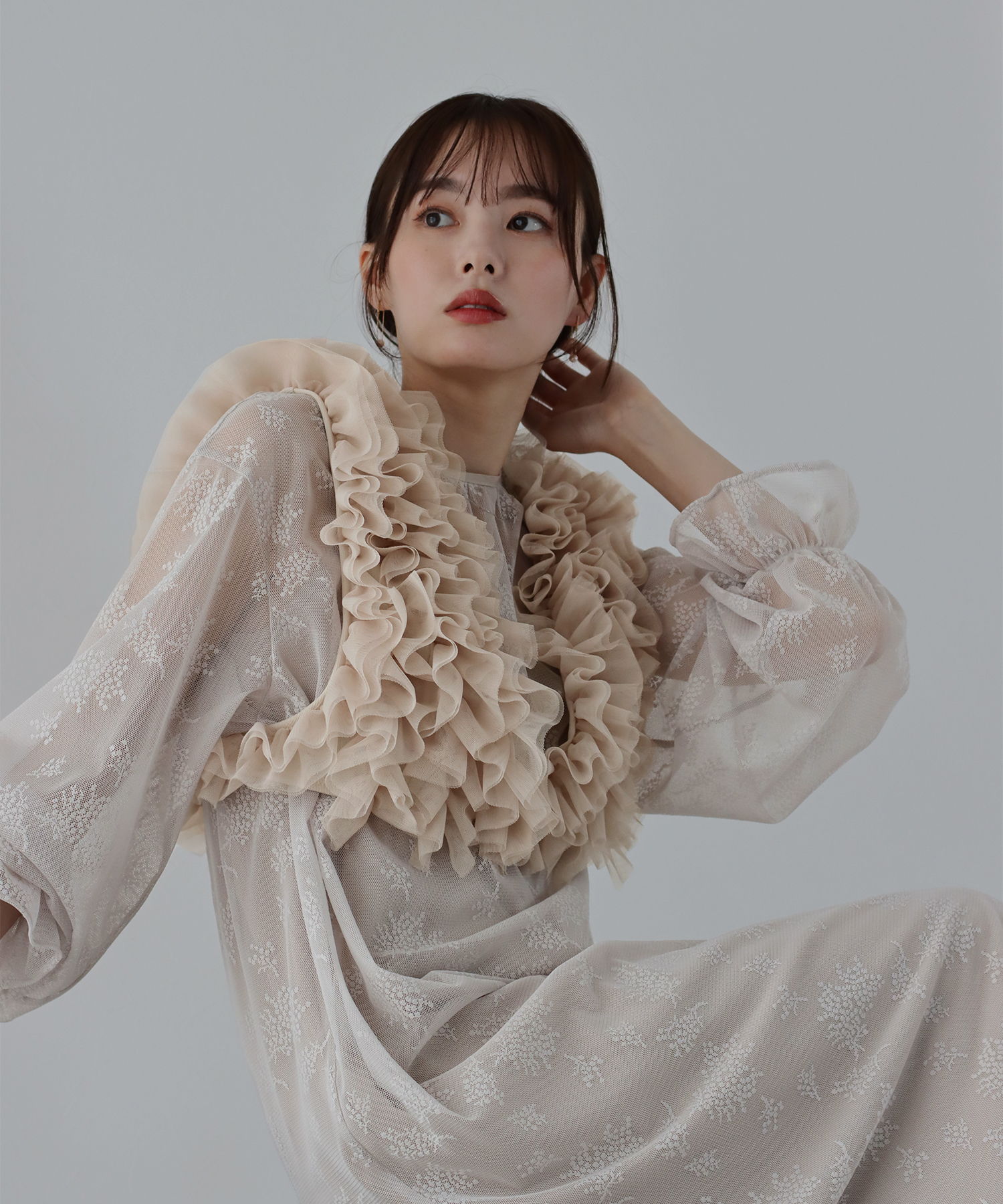 o【美品】ジェイバイブルー ドレス ボレロ ワンピース 結婚式 パーティー クーポン】ジェーバイブルー J by blue 《結婚式 パーティー