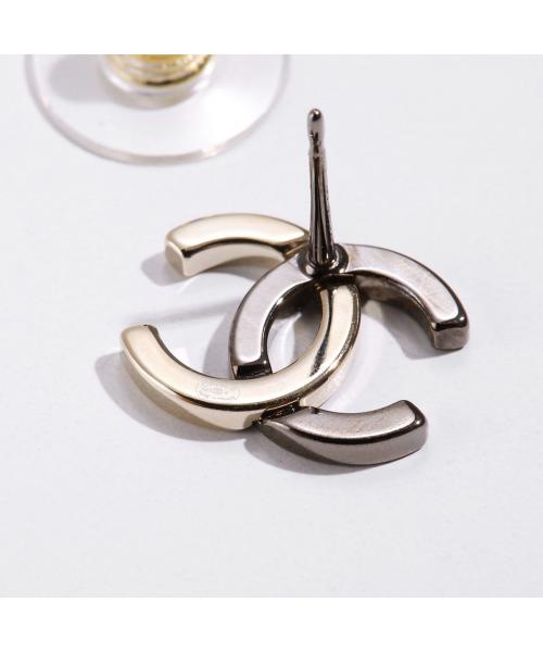 CHANEL ピアス ABC053 B13472 バイカラー メタル ココマーク CHANEL ピアス ABC053 B13472 バイカラー メタル ココマーク