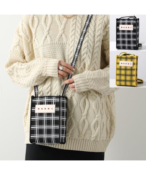 セール】MARNI ショルダーバッグ SBMP0152A0 P6053 チェック柄 セール】MARNI ショルダーバッグ SBMP0152A0 P6053 チェック柄