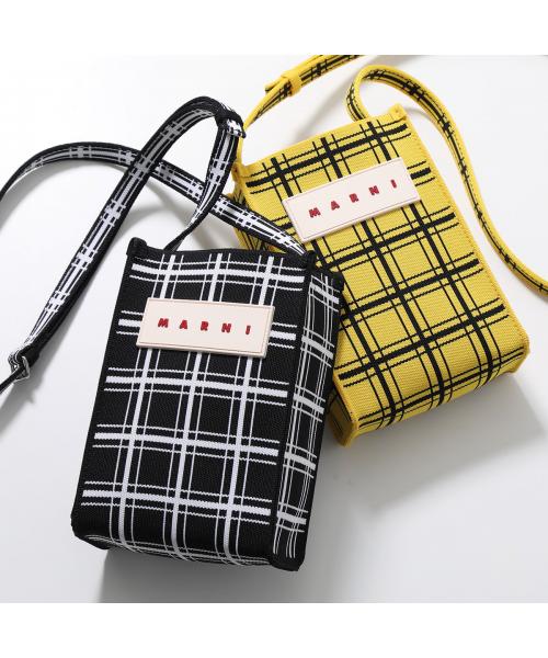 セール】MARNI ショルダーバッグ SBMP0152A0 P6053 チェック柄 セール】MARNI ショルダーバッグ SBMP0152A0 P6053 チェック柄