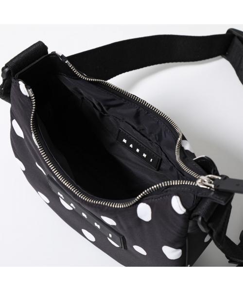 MARNI｜ショルダーバッグ ミニポーチ付き SBMQ0072U7 P6263 楽天市場】MARNI｜マルニ ロゴ入り ショルダーバッグ ミニポーチ