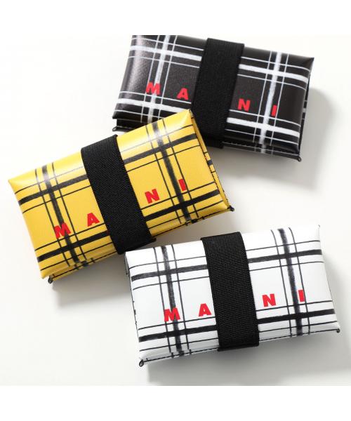 MARNI チェック柄 コインケース マルニ コインケース（小銭入れ）/カードケース 財布 メンズ