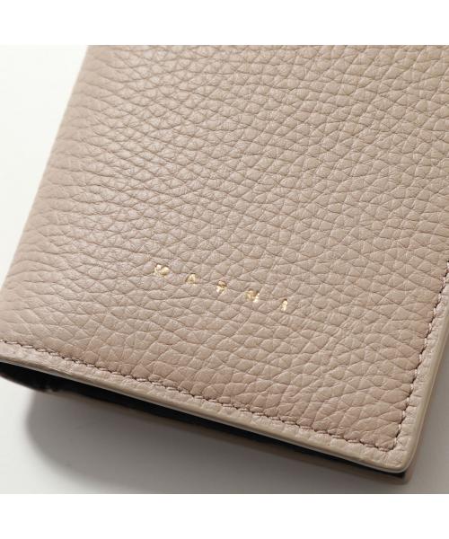 セール】MARNI 二つ折り財布 PFMOQ14Q06 LV688 ロゴプリント
