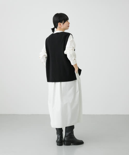 コットンニットベスト(505832312) | かぐれ(KAGURE) - d fashion