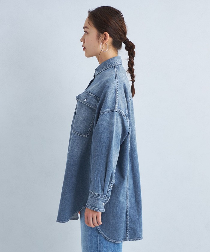別注HEALTHY DENIM新品ダンガリーデニムシャツアローズグリーンレーベル 別注HEALTHY DENIM新品ダンガリーデニムシャツアローズグリーン