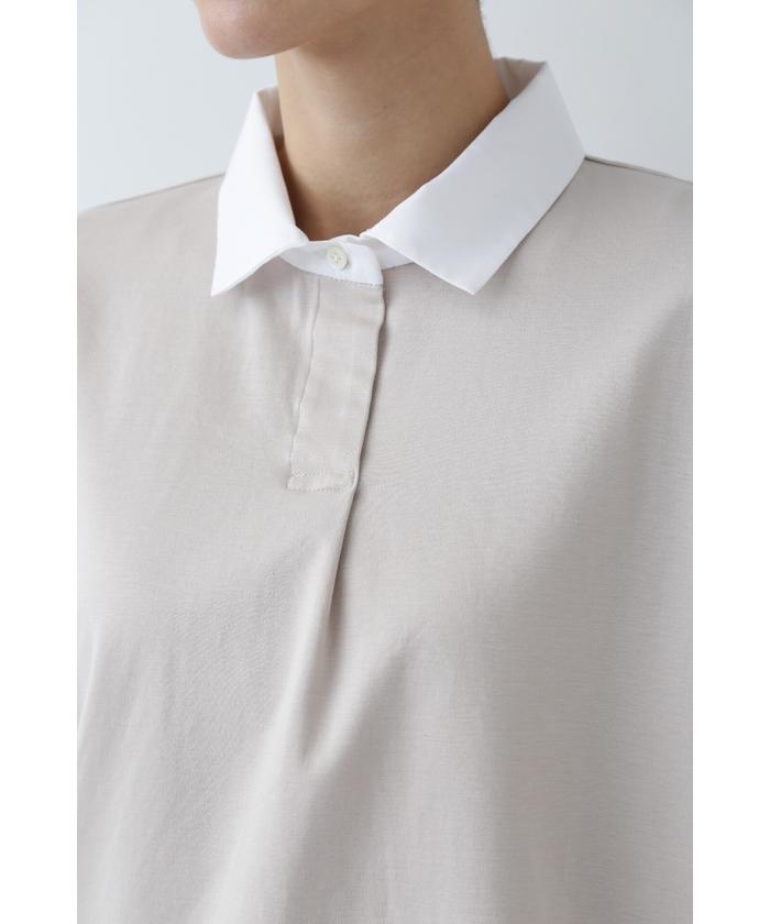 セール 50%OFF】◇コットンポンチ襟付きカットソー(505832929