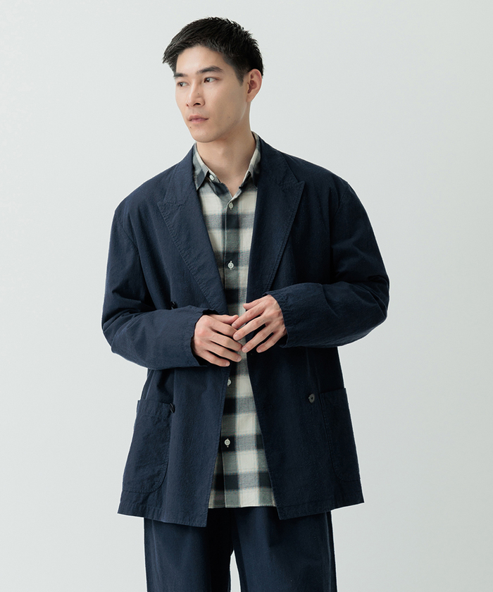 セール 60%OFF】コットン シルクネップ ルーズ シルエット
