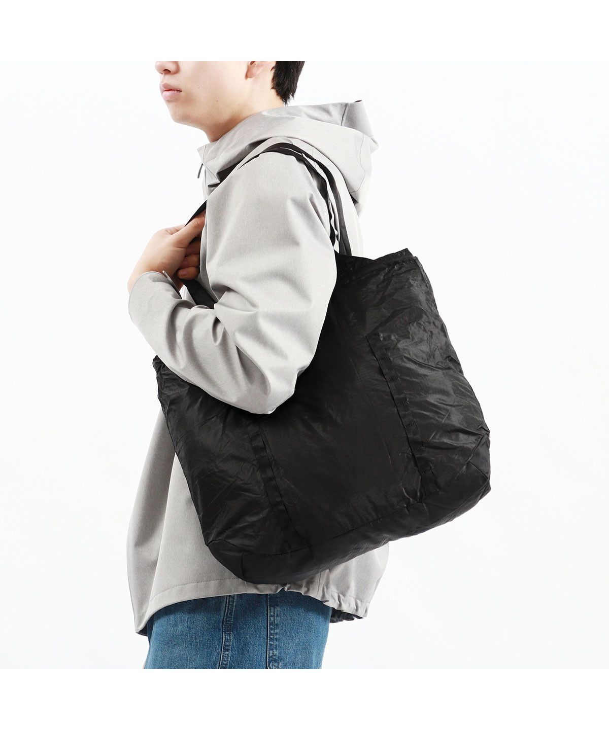 ザ　ノースフェイス　トートバック　グレー×黒色 ザ・ノース・フェイス THE NORTH FACE 【日本正規品】 ザ