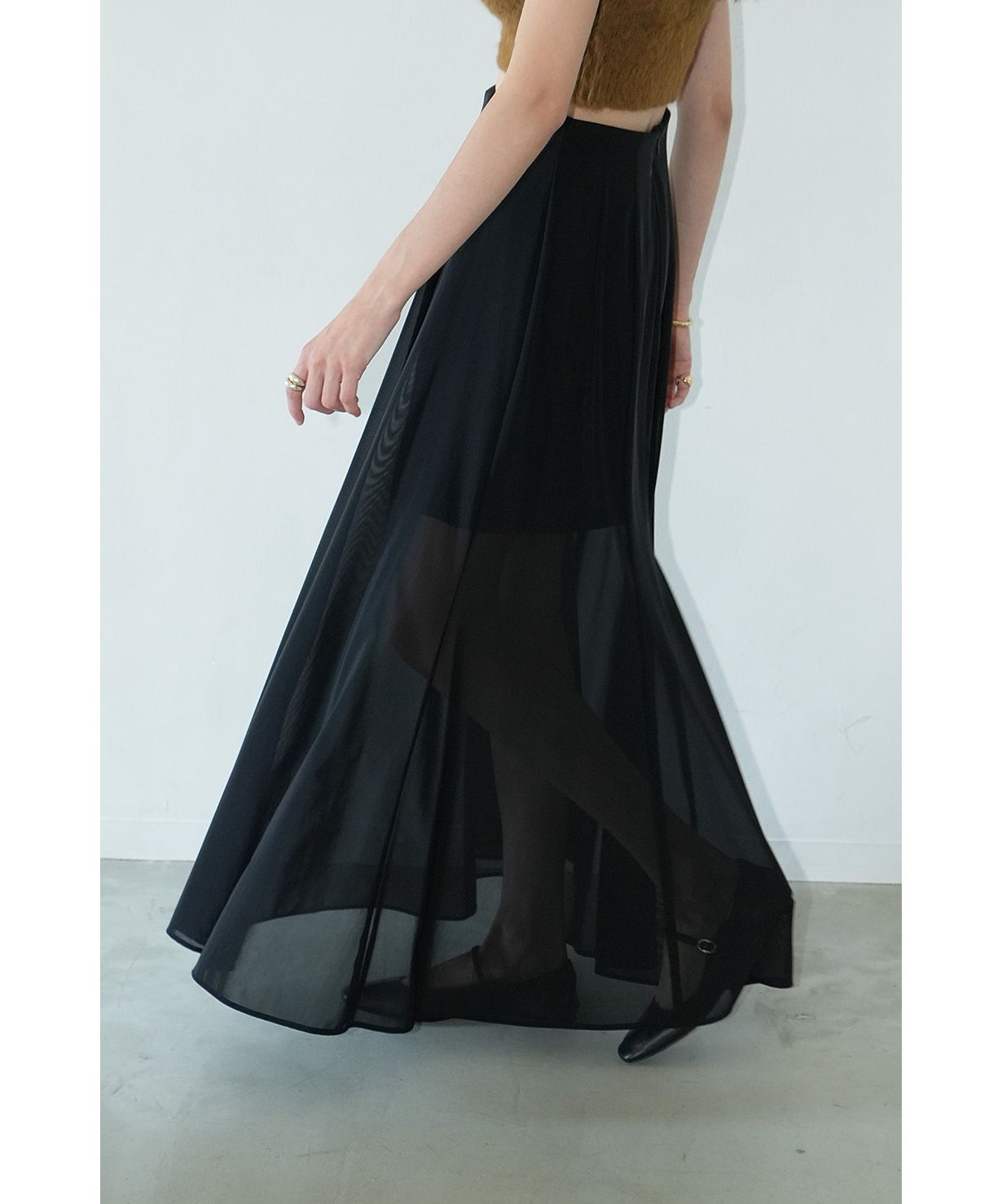 クラネ　シアーフレアマーメイドスカート セール】SHEER FLARE MERMAID SKIRT(505834064) | クラネ(CLANE