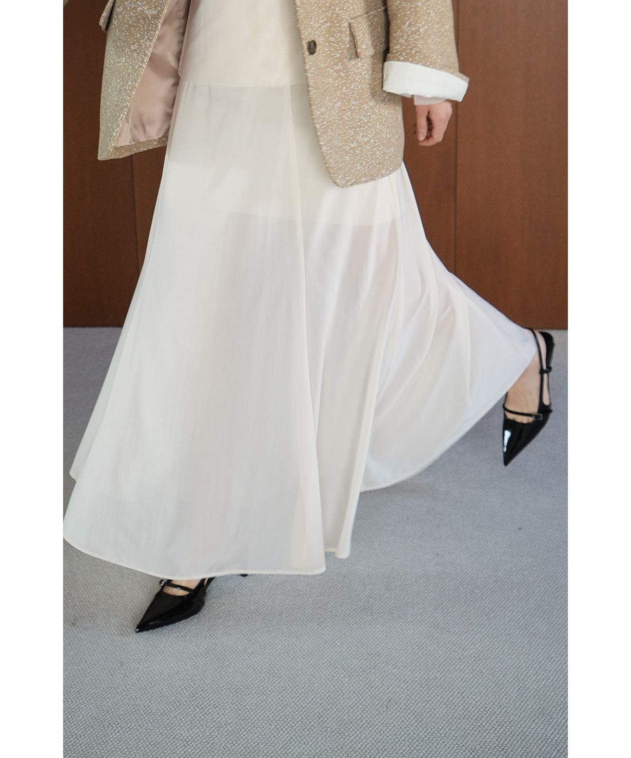 クラネ　シアーフレアマーメイドスカート セール】SHEER FLARE MERMAID SKIRT(505834064) | クラネ(CLANE