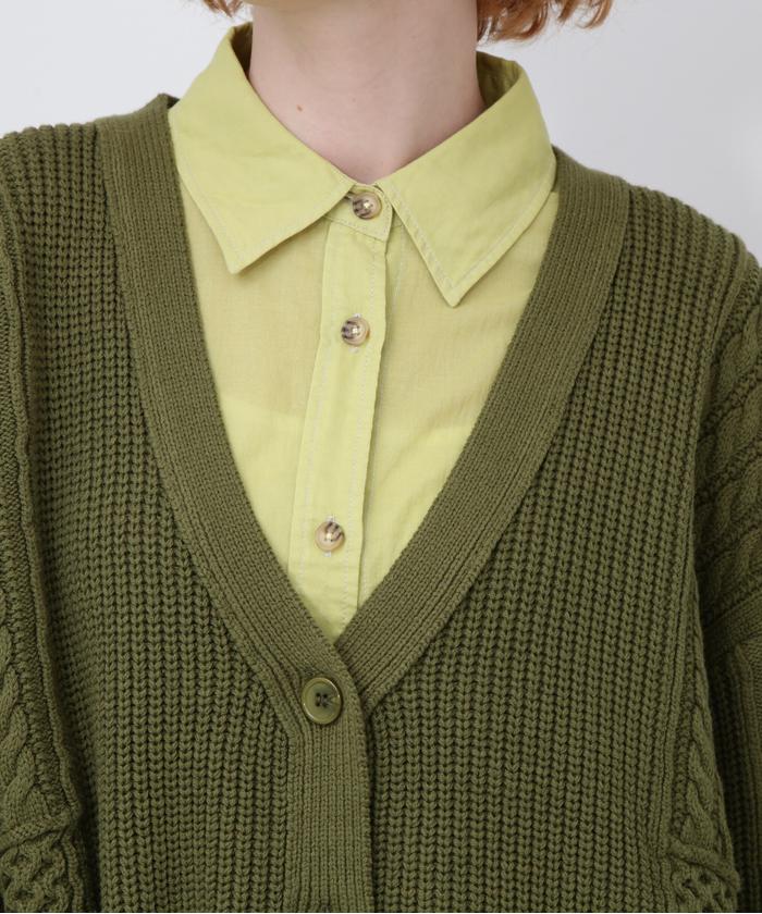 セール】《直営店限定》L/S MELANGE CARDIGAN/メランジ