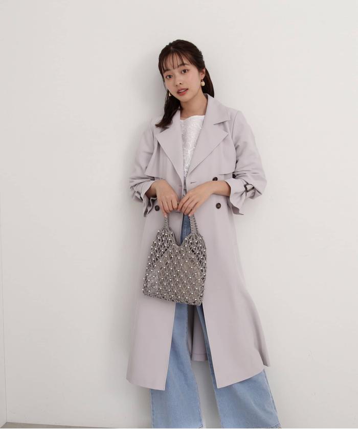 セール 30%OFF】フェミニントレンチコート 24SS(505800688 セール 30%OFF】フェミニントレンチコート 24SS(505800688