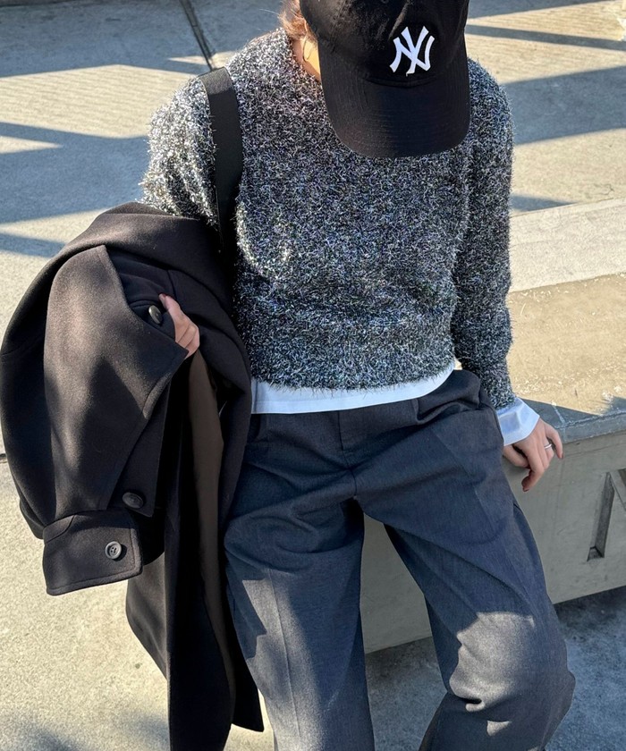 セール 40%OFF】ラメシャギープルオーバーニット(505830289
