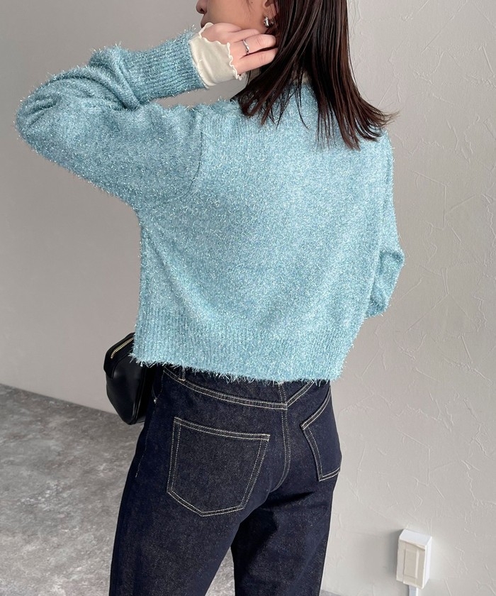 フレディエミュ ラメシャギーニット 新品タグ付き セール 40%OFF】ラメシャギープルオーバーニット(505830289