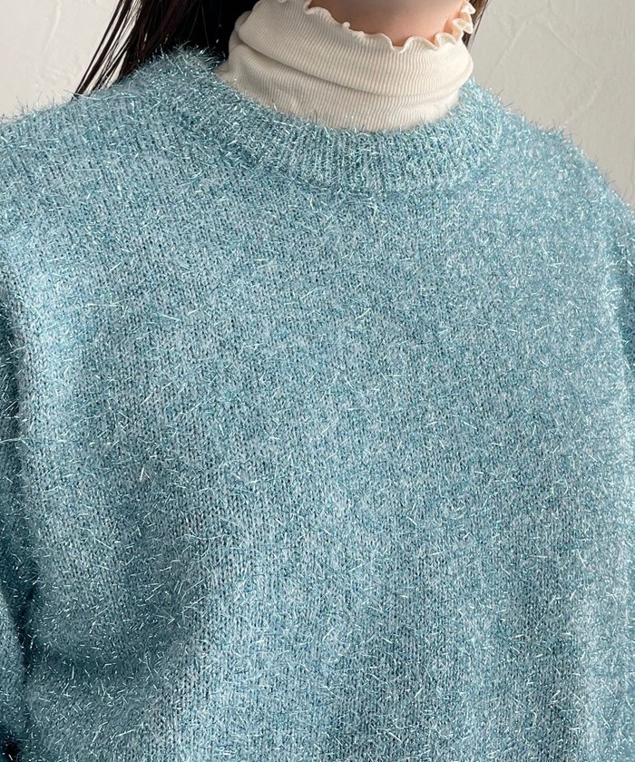 セール 40%OFF】ラメシャギープルオーバーニット(505830289