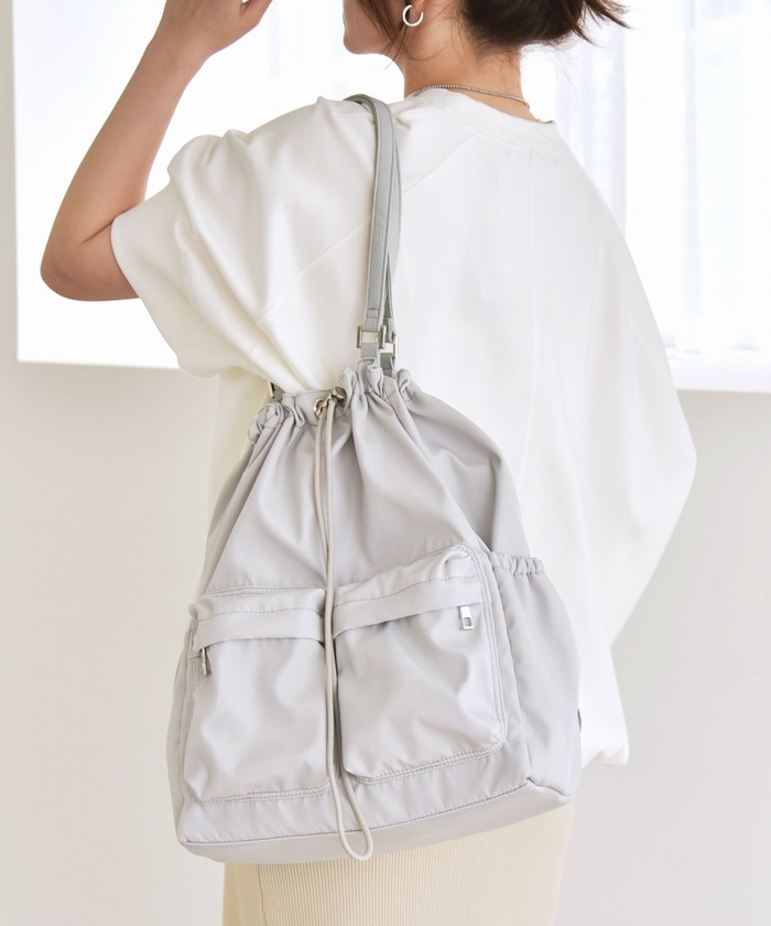 追加予約》quaranciel: 2way リュックサック トート バッグ(A4 追加予約》quaranciel: 2way リュックサック トート バッグ(A4