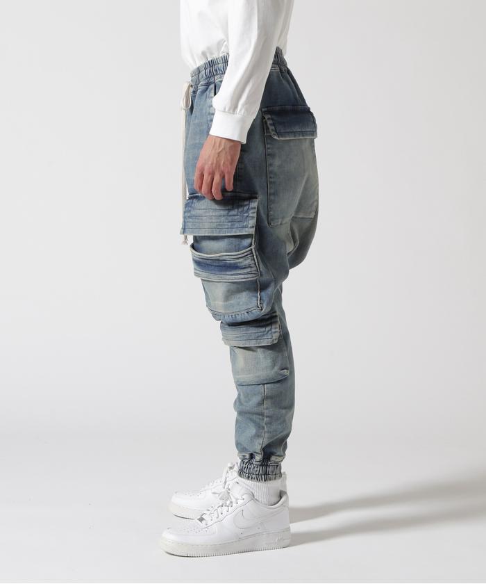 A.F ARTEFACT/Stretch Denim Sarouel Easy(505838418