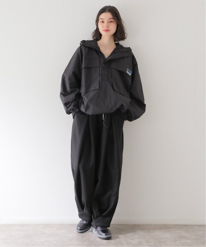 ANGLAN / アングラン】Valley Tuck Sweat Balloon Pants