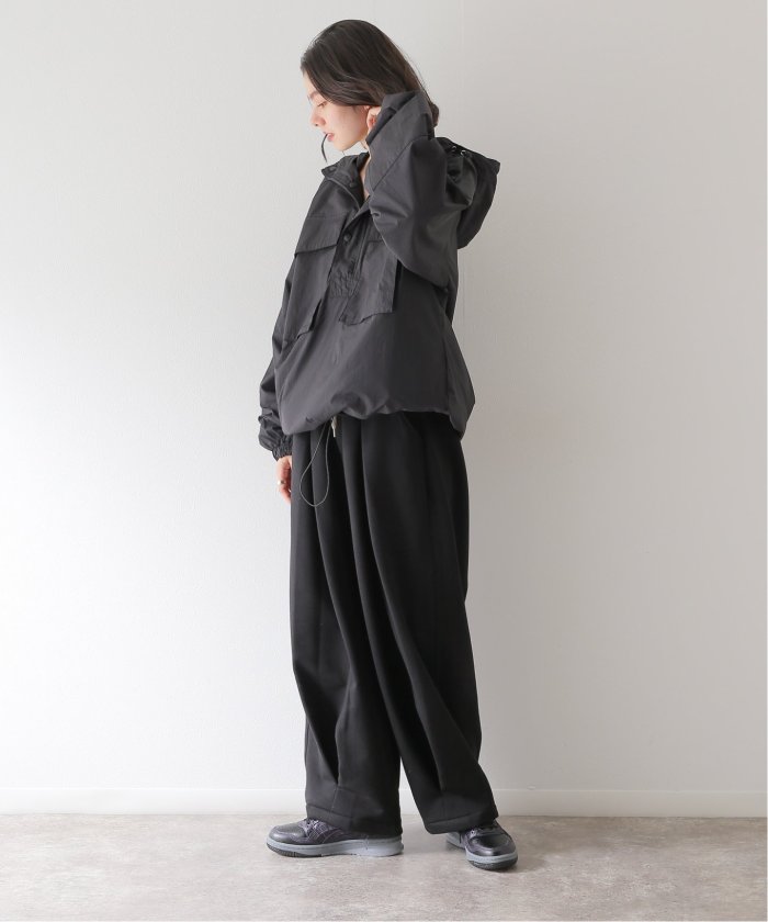 ANGLAN / アングラン】Valley Tuck Sweat Balloon Pants