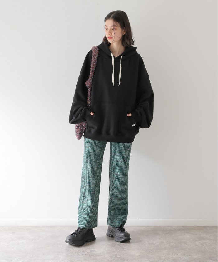 ANGLAN / アングラン】Valley Tuck Sweat Balloon Hoodie