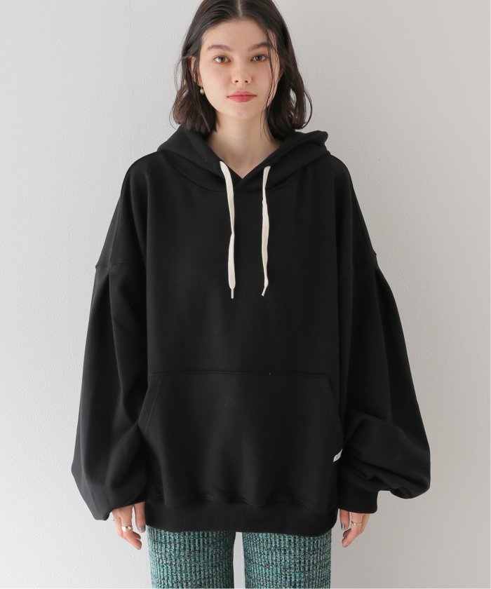 ANGLAN / アングラン】Valley Tuck Sweat Balloon Hoodie