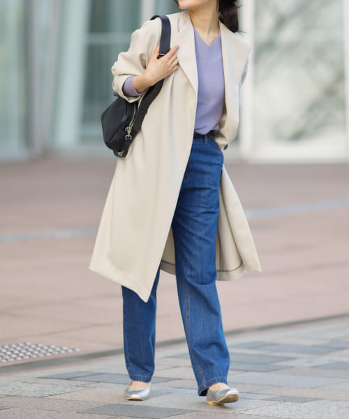 URBAN RESEARCH DOORS｜ダブルクロスガウンコート | Rakuten
