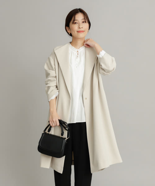 セール 20%OFF】ダブルクロスガウンコート(505839609 セール 20%OFF】ダブルクロスガウンコート(505839609