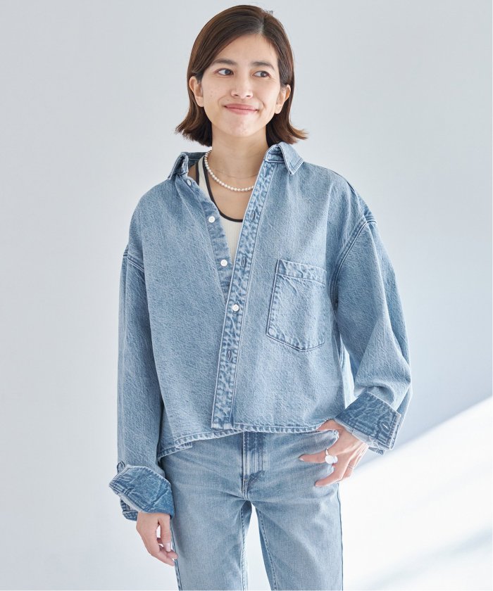 【upper hights】別注 THE ESSENSE デニムシャツ upper hights/アッパーハイツ】別注 THE ESSENSE デニムシャツ