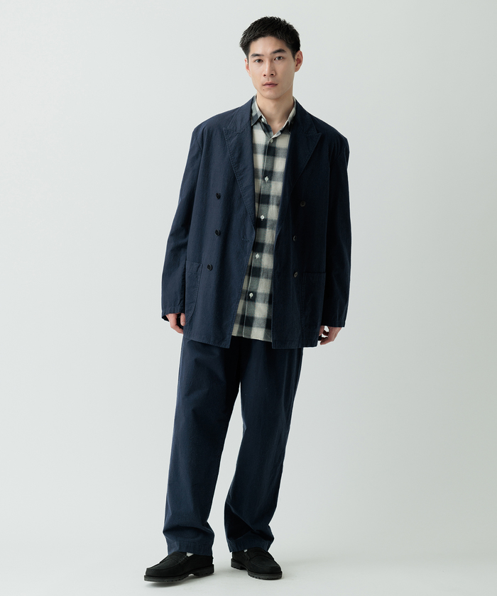 セール 60%OFF】コットン シルクネップ ルーズ シルエット