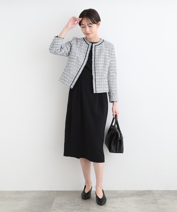 IEDIT ジャケット ノーカラージャケット IEDIT 品よくこ