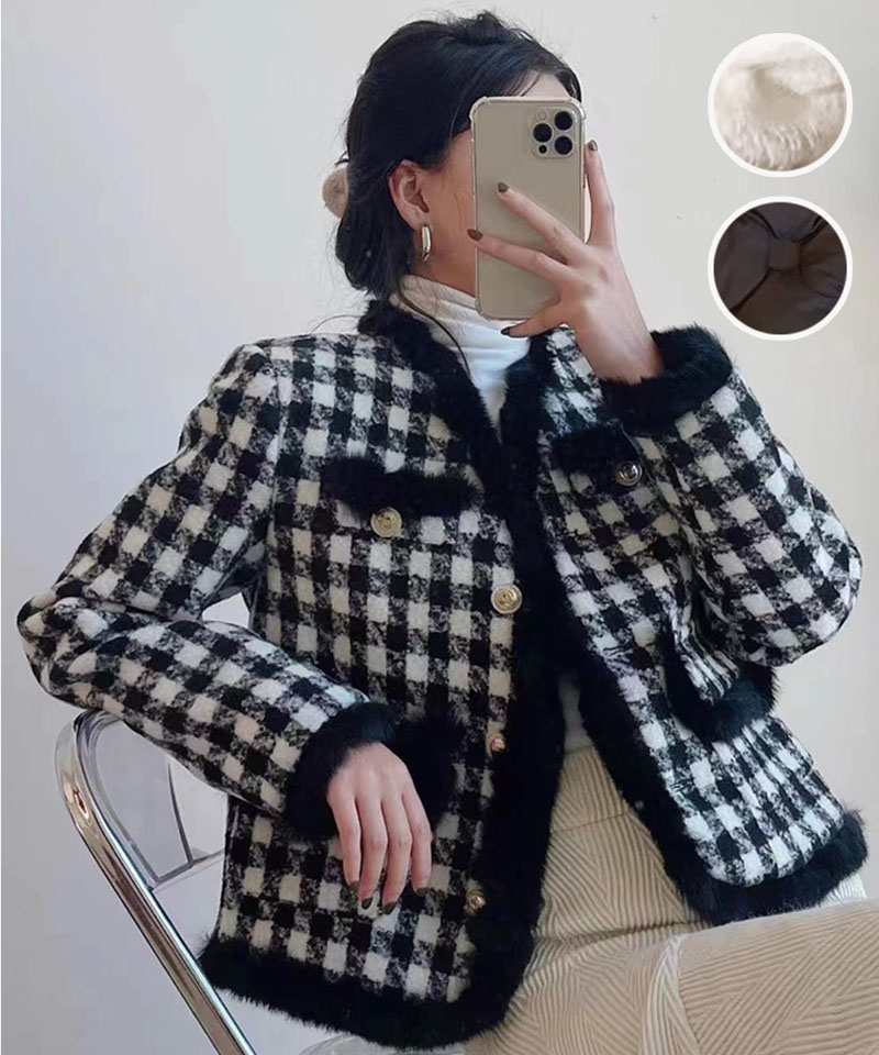 ZARA 千鳥柄 ツイードジャケット ひろき ZARA 千鳥柄 ツイードジャケット ひろき