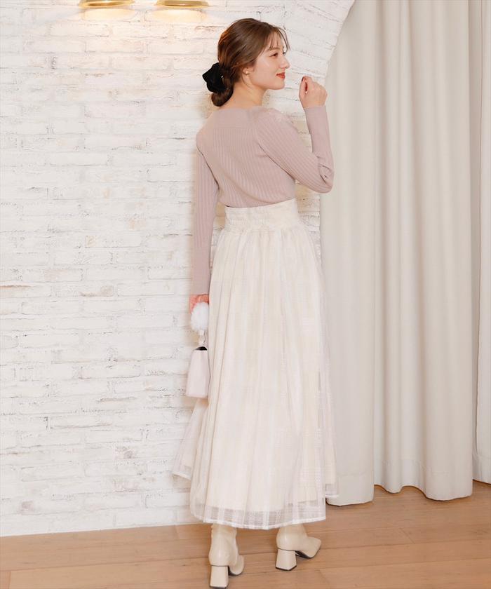 新品◯ハーヴェルスタジオ HAVEL studio タートル スリット ニット