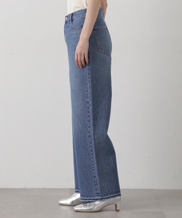 ジーンズ 「FVLMEN」remake side fringe line wide denim