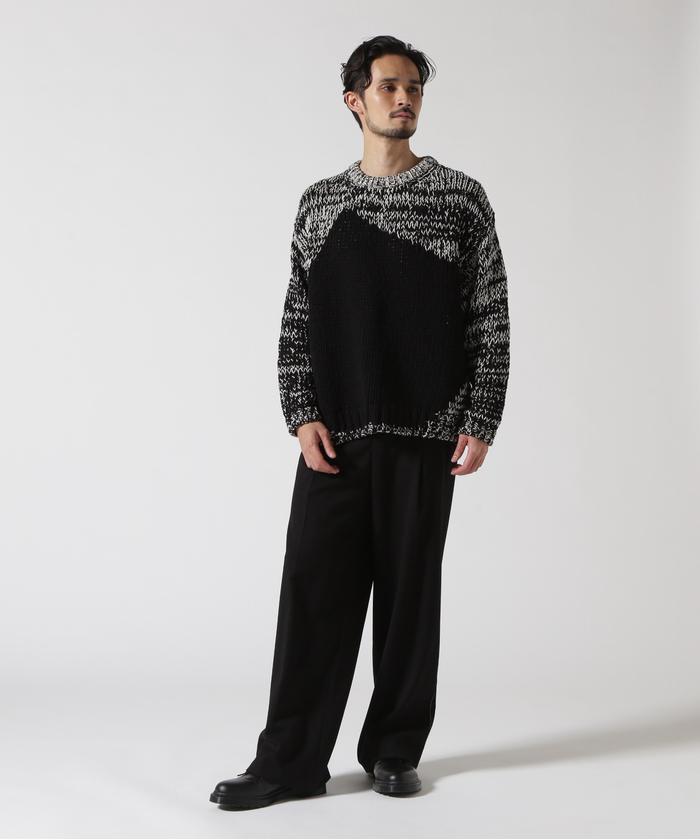 セール】YOKE/ヨーク/Intarsia Crewneck Sweater(505842641