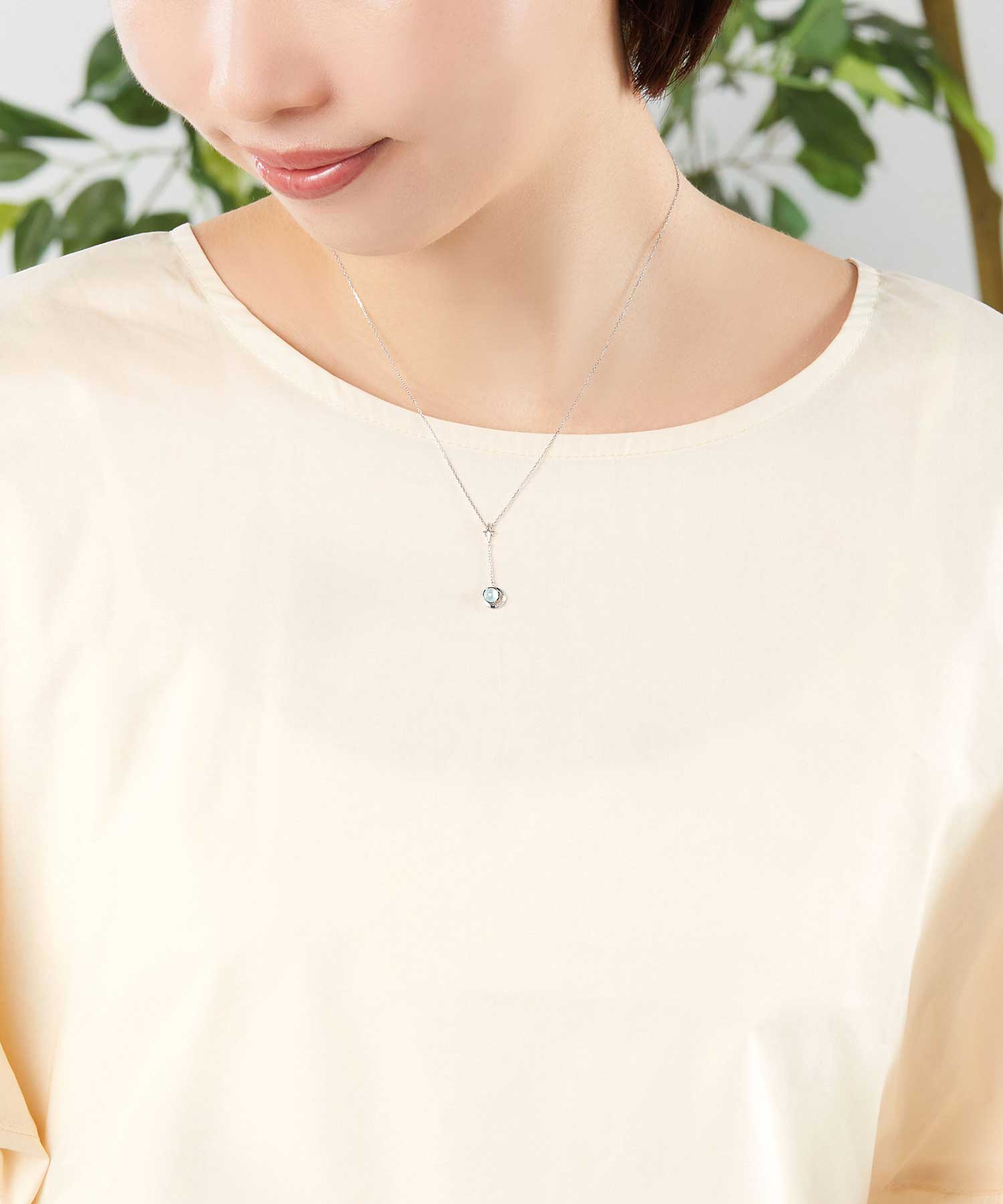 アンリークイール　ネックレス ダイヤモンド グレース ネックレス 0.37ct（AGVN640645DI