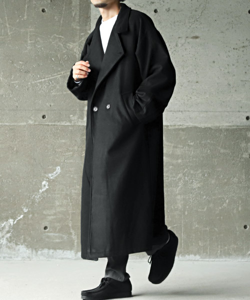 美品◇LANVIN クラシック ウール チェスターコート ロング