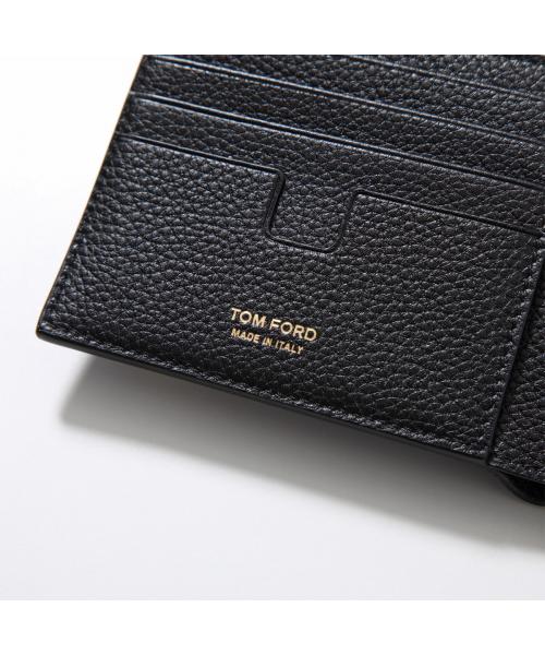 セール】TOM FORD 二つ折り財布 YT228 LCL158G レザー セール】TOM FORD 二つ折り財布 YT228 LCL158G レザー
