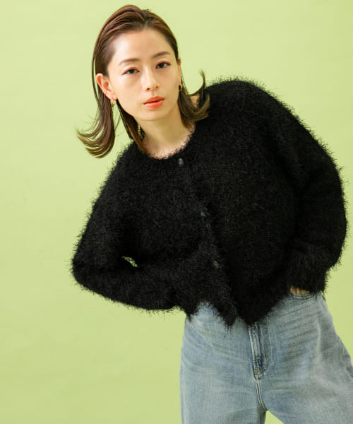 セール 50%OFF】フリンジニットカーディガン(505843415