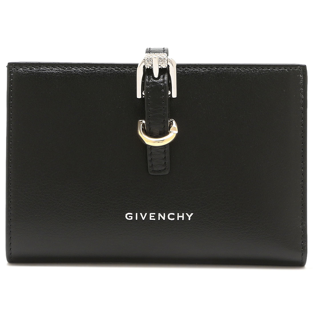 GIVENCHY スタッズ付き二つ折り財布 ブラック クーポン】ジバンシィ GIVENCHY 二つ折り財布 ヴォワイユー ロゴ