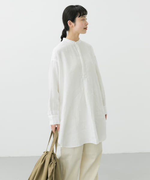 リネンチュニックシャツ(505844533) | かぐれ(KAGURE) - d fashion リネンチュニックシャツ(505844533) | かぐれ(KAGURE) - d fashion