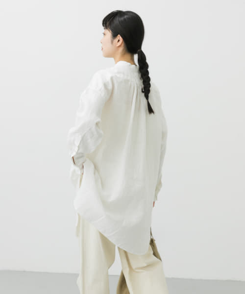 リネンチュニックシャツ(505844533) | かぐれ(KAGURE) - d fashion リネンチュニックシャツ(505844533) | かぐれ(KAGURE) - d fashion
