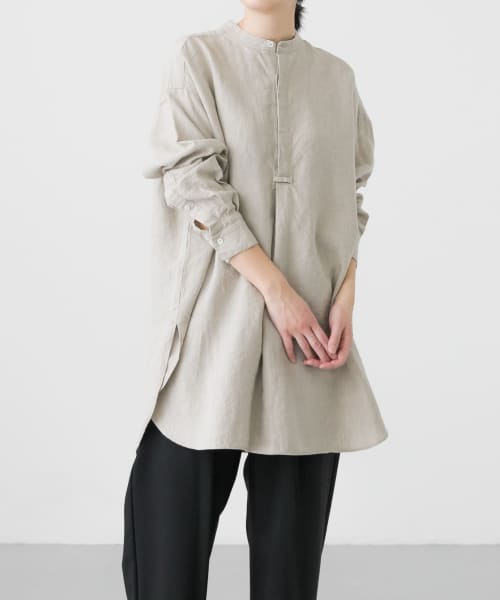 リネンチュニックシャツ(505844533) | かぐれ(KAGURE) - d fashion リネンチュニックシャツ(505844533) | かぐれ(KAGURE) - d fashion