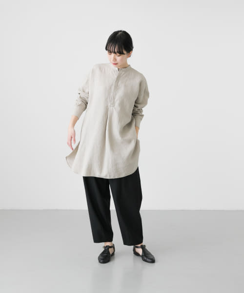 リネンチュニックシャツ(505844533) | かぐれ(KAGURE) - d fashion リネンチュニックシャツ(505844533) | かぐれ(KAGURE) - d fashion