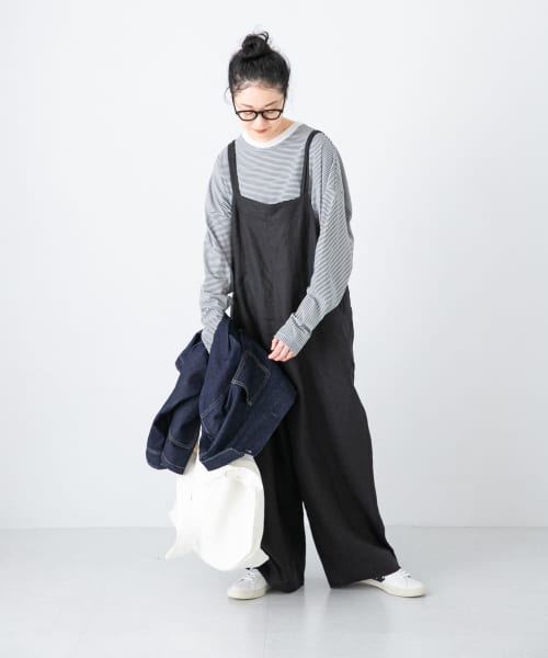 リネンサロペット(505844534) | かぐれ(KAGURE) - d fashion