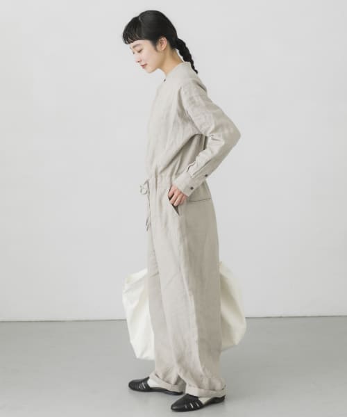 リネンオールインワン(505844536) | かぐれ(KAGURE) - d fashion
